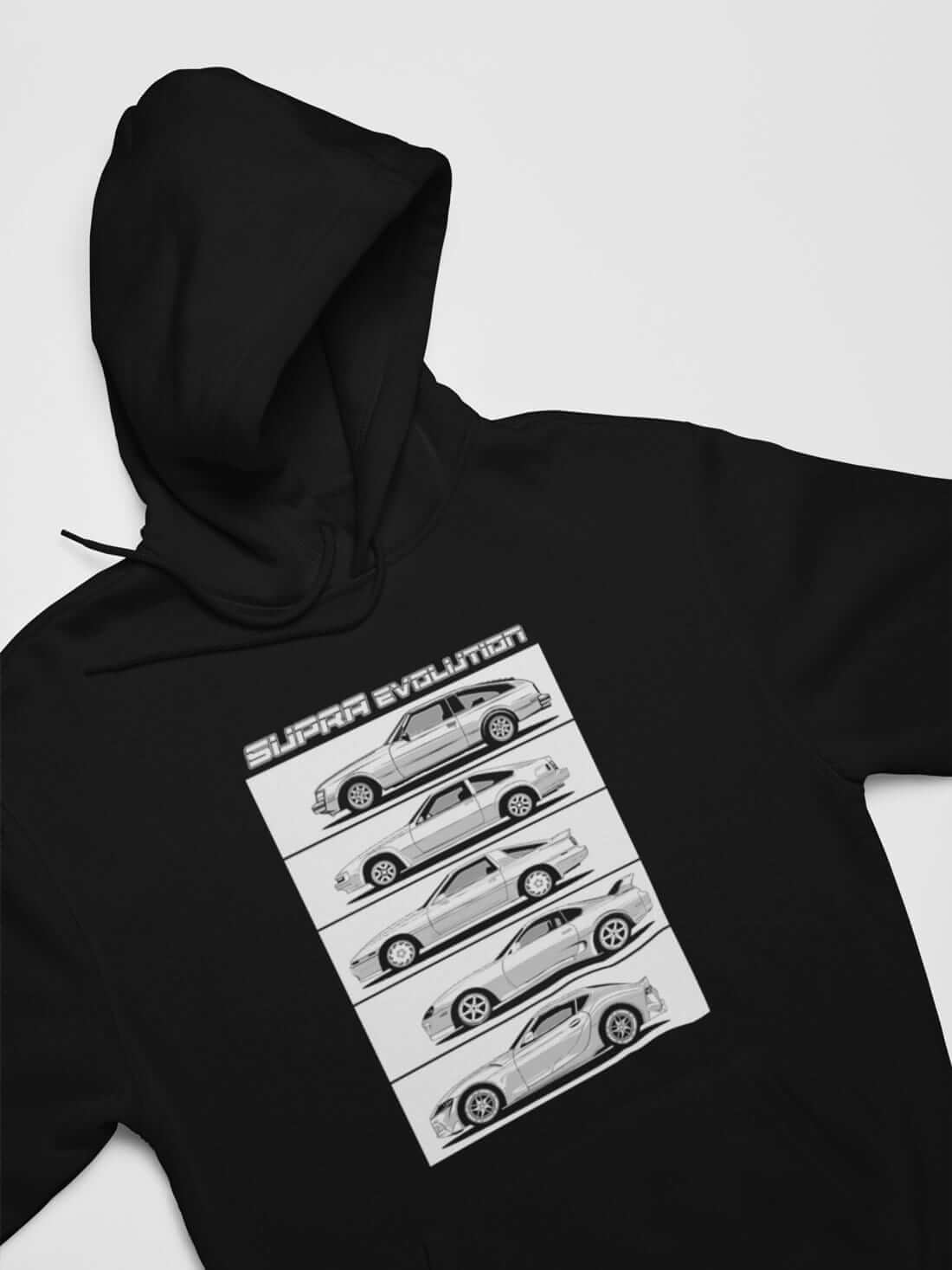 Supra Evolution MKIV A80 to MKV A90 JDM Car Hoodie