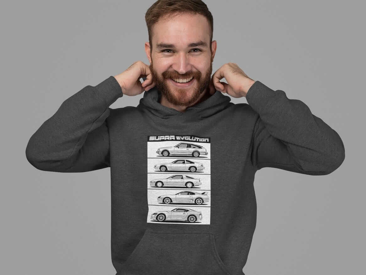 Supra Evolution MKIV A80 to MKV A90 JDM Car Hoodie