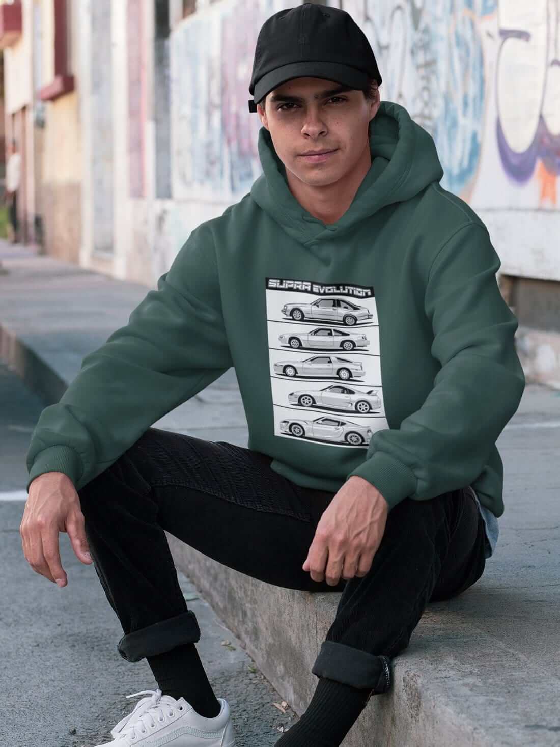 Supra Evolution MKIV A80 to MKV A90 JDM Car Hoodie