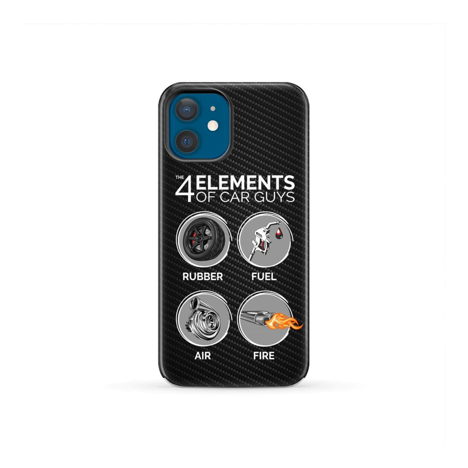 The 4 Elements of Car Guys Tough Phone Case | Funny Car Lover Gift