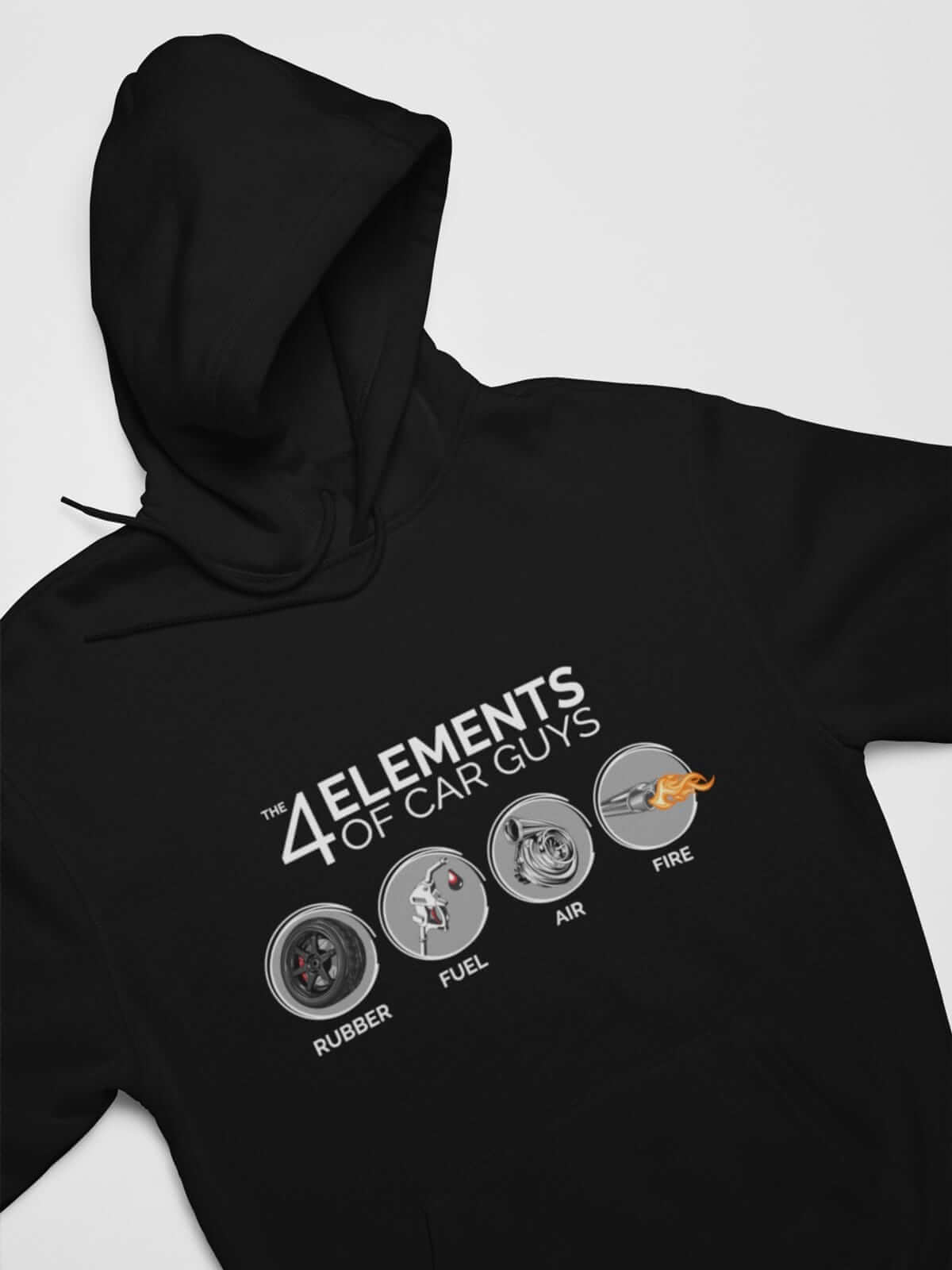 The 4 Elements of Car Guys Funny Car Hoodie