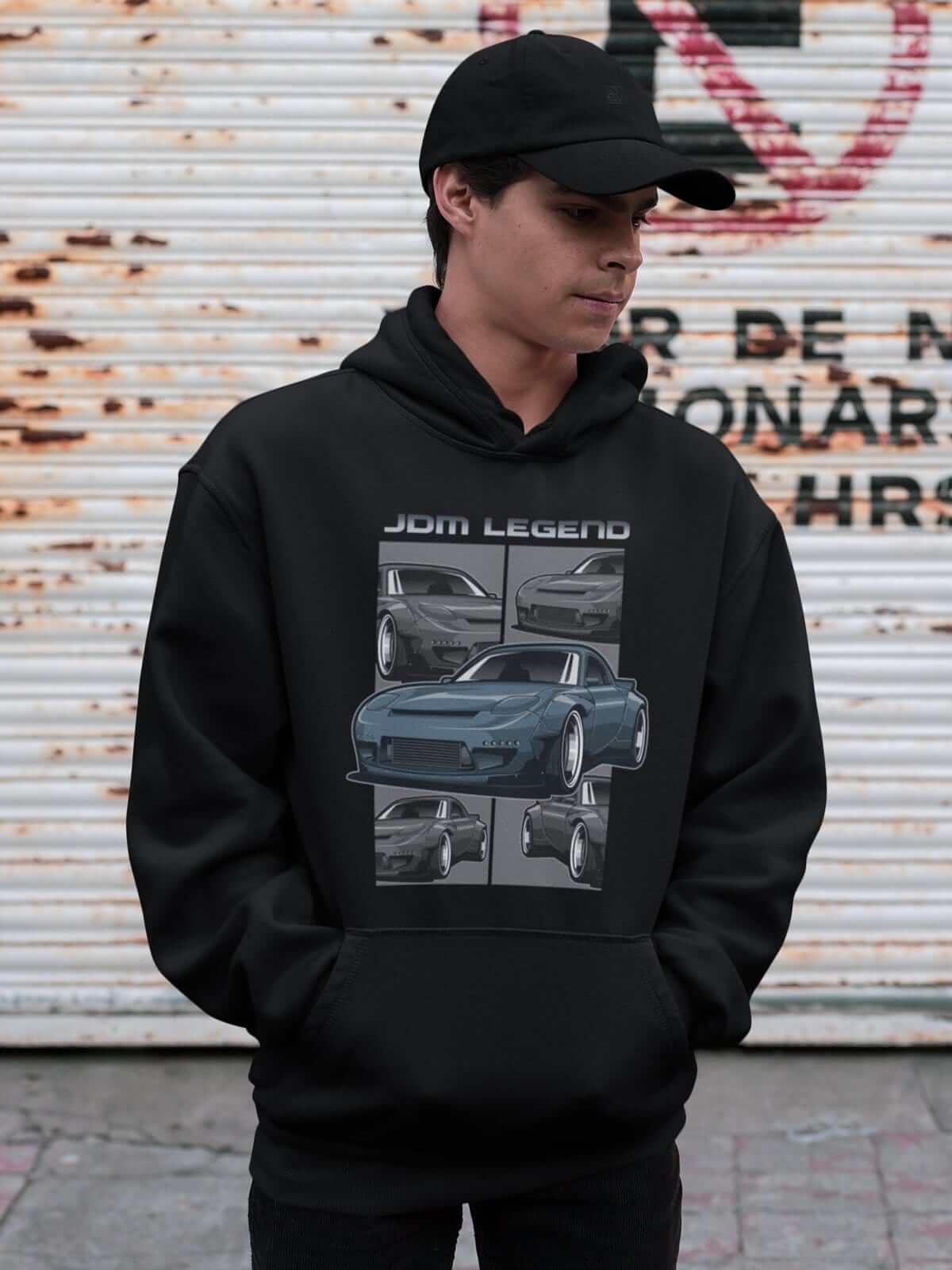 FD3S 13B-REW Rotary Wankel JDM Legend Car Hoodie