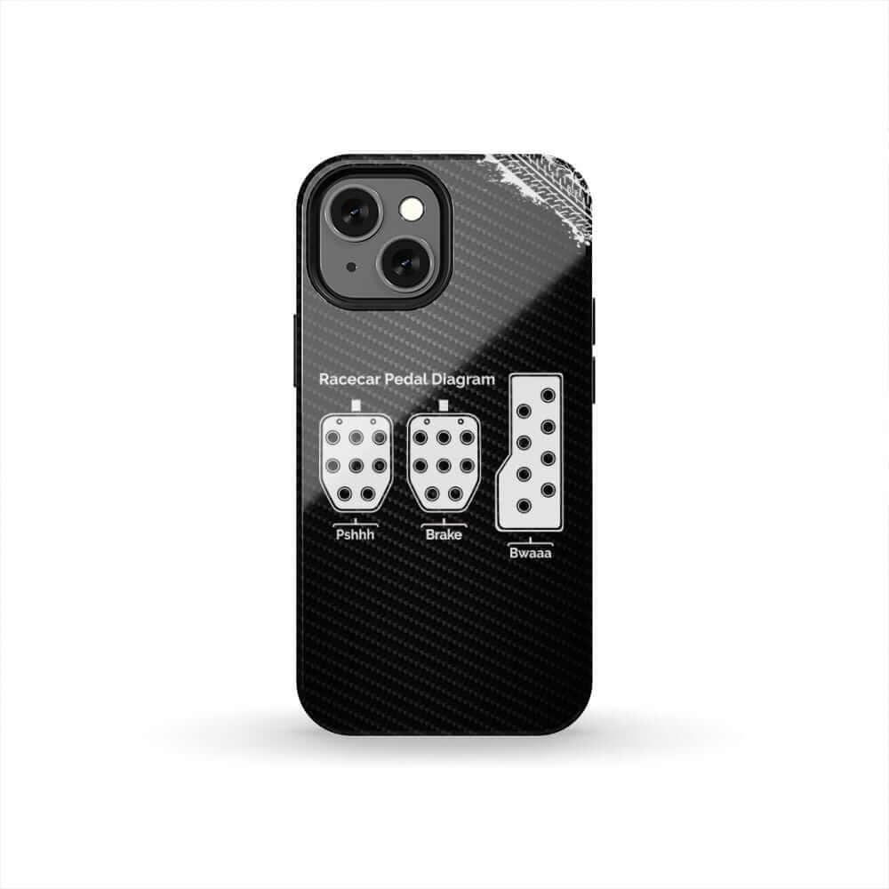 3 Pedals Racecar Manual Transmission Tough Phone Case | Car Guy Gift