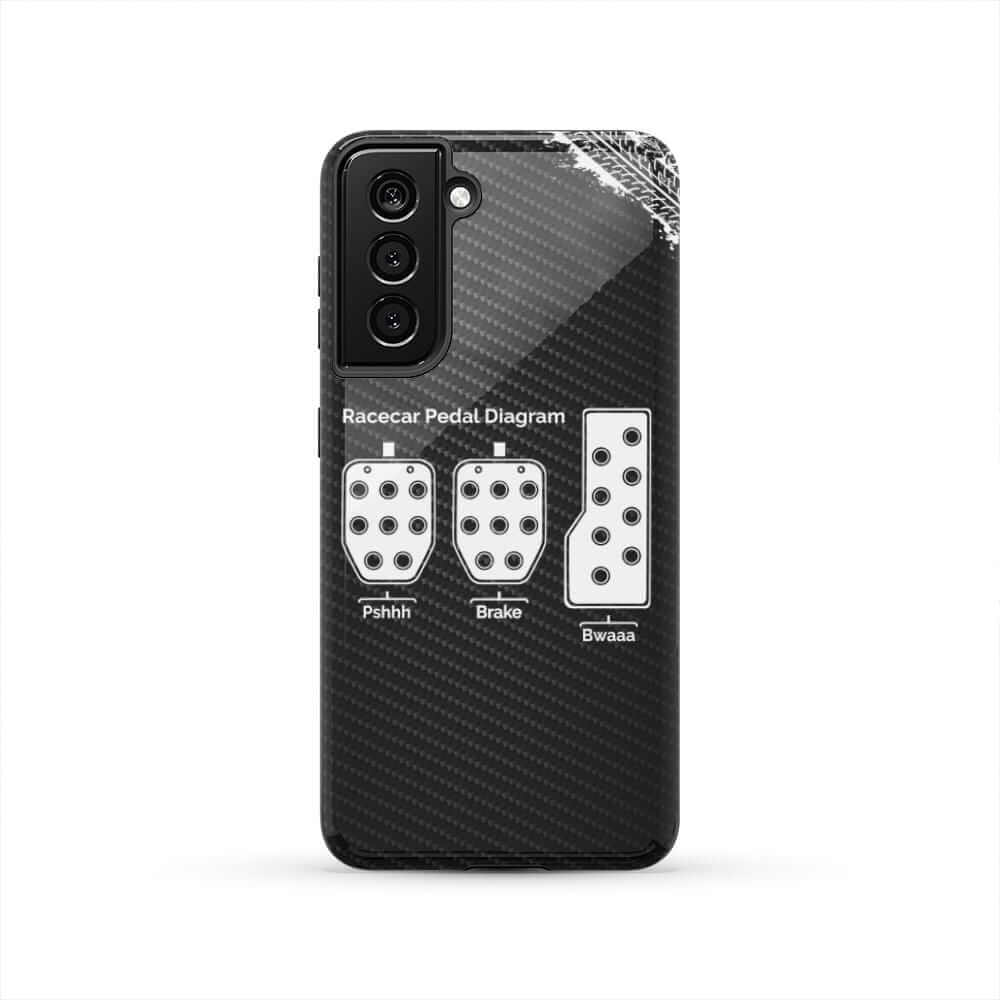 3 Pedals Racecar Manual Transmission Tough Phone Case | Car Guy Gift