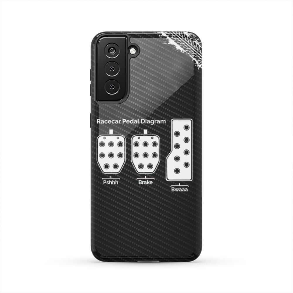 3 Pedals Racecar Manual Transmission Tough Phone Case | Car Guy Gift