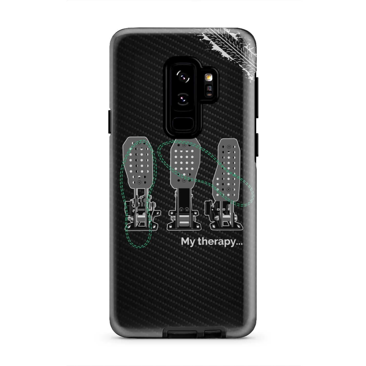 Car Guys Therapy 3 Pedals Tough Car Phone Case | Manual Car Gift