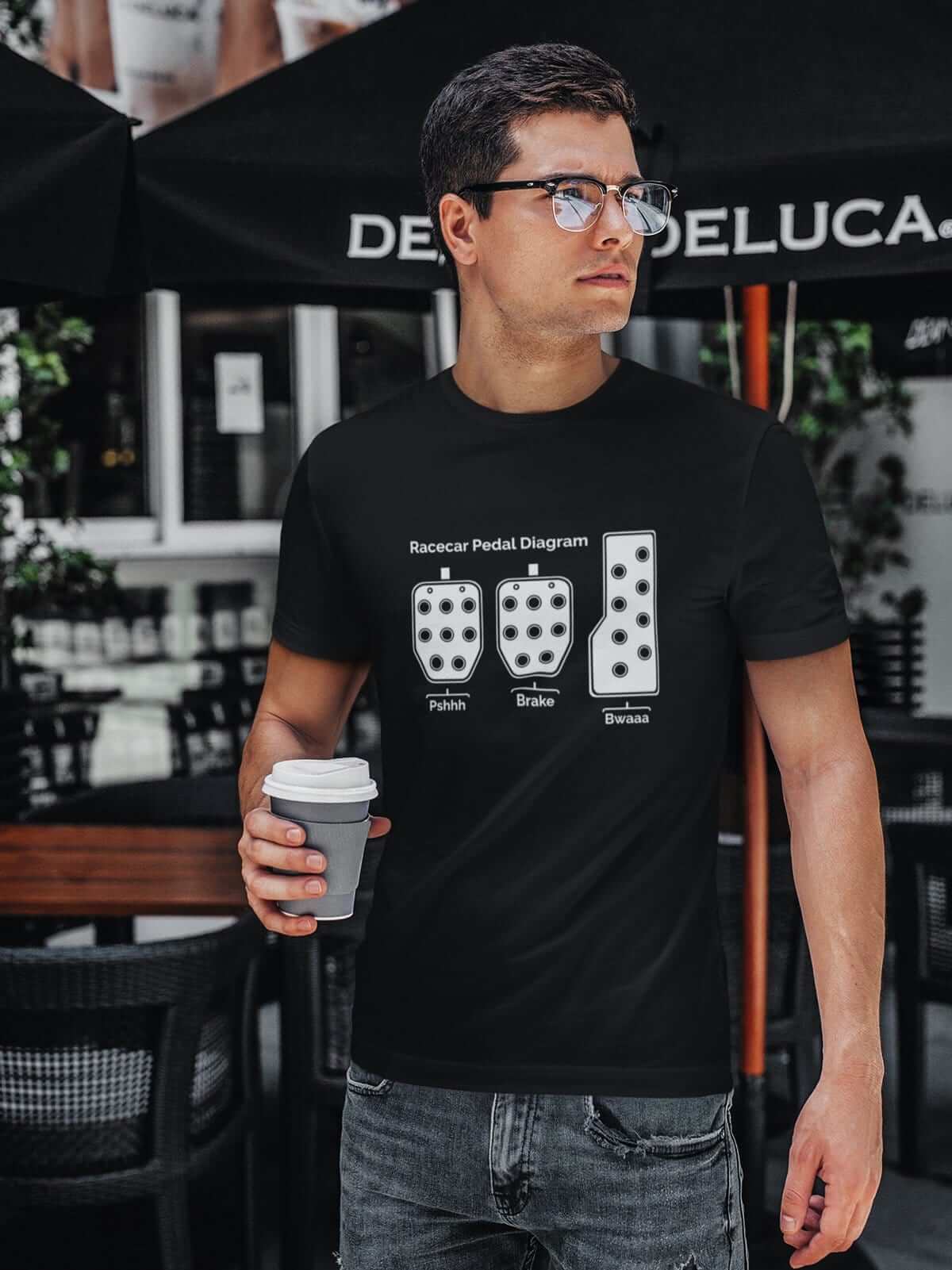 Racecar 3 Pedals T-Shirt