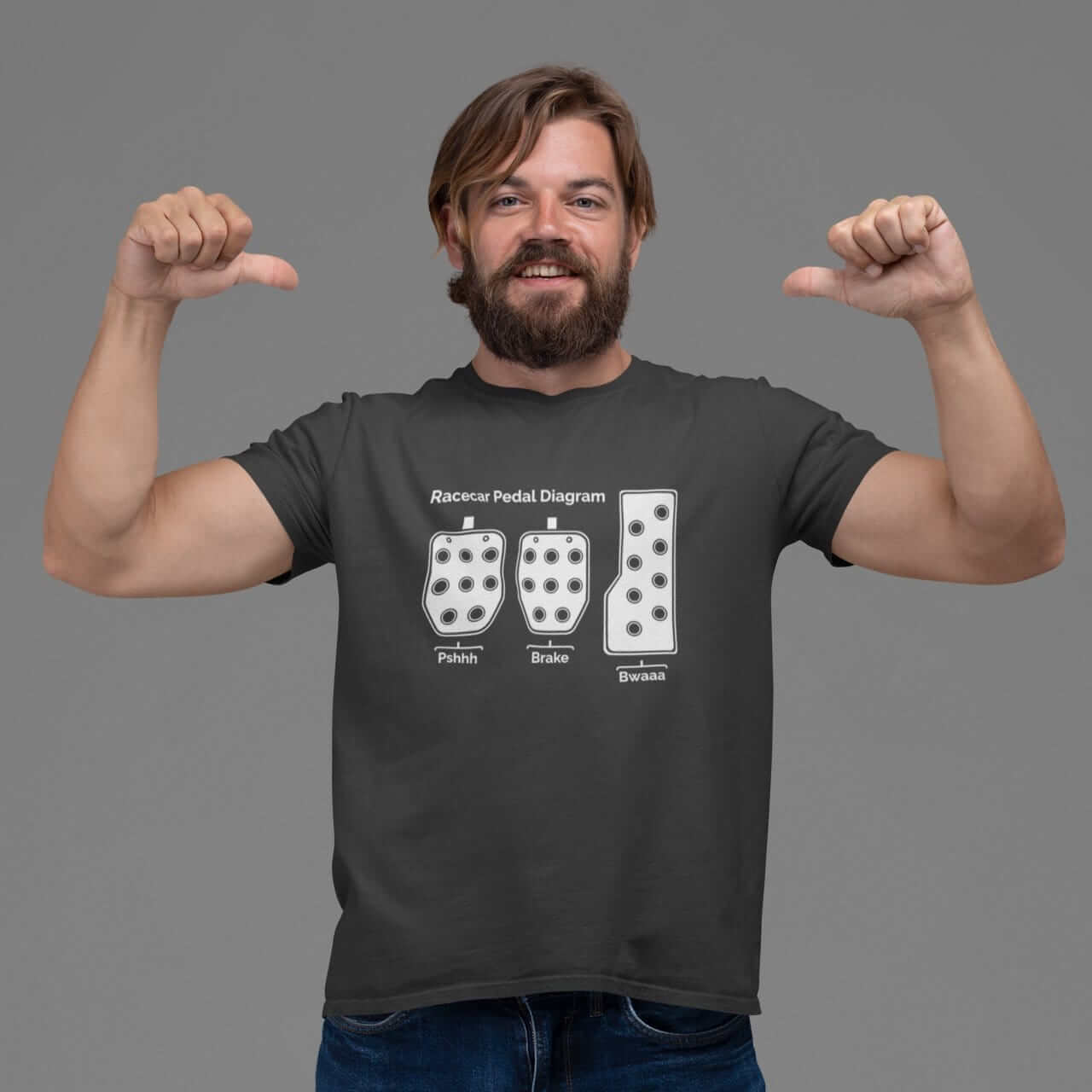 Racecar 3 Pedals T-Shirt