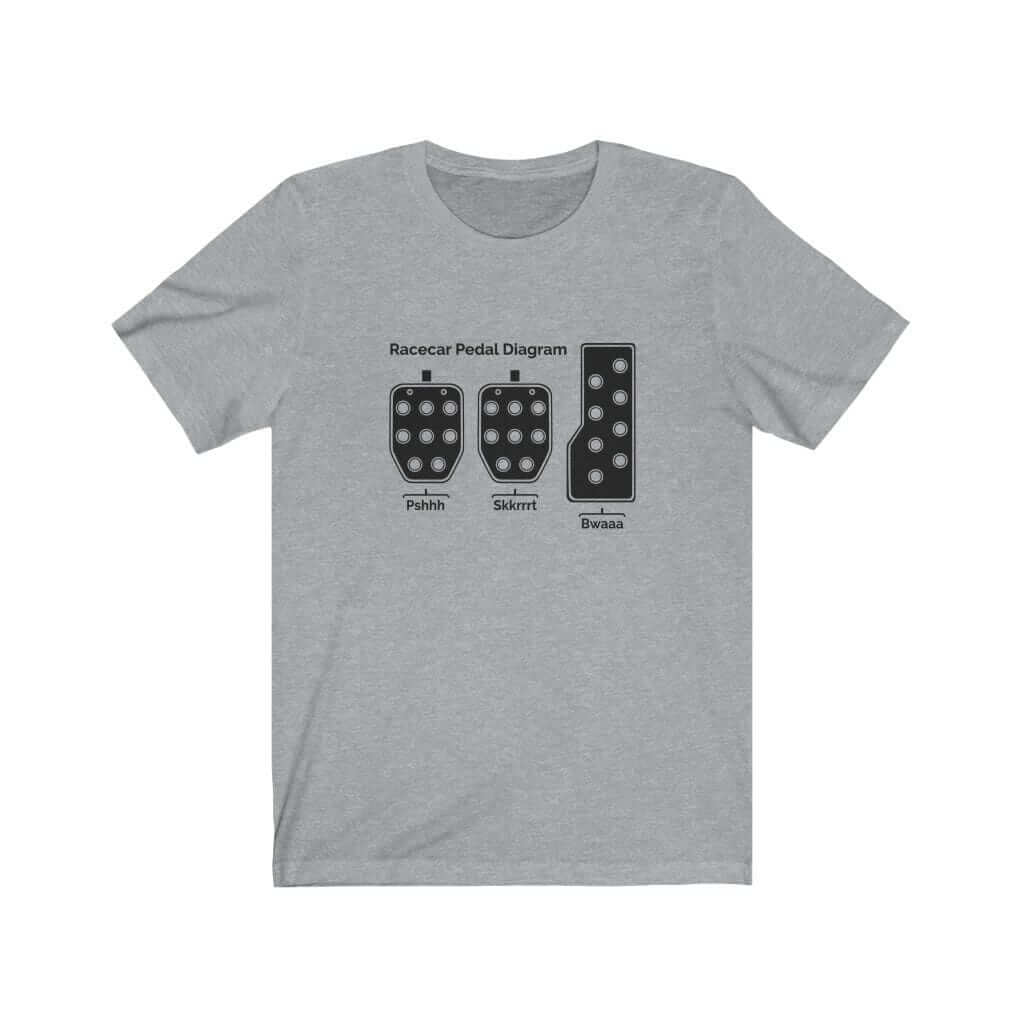 Racecar 3 Pedals T-Shirt