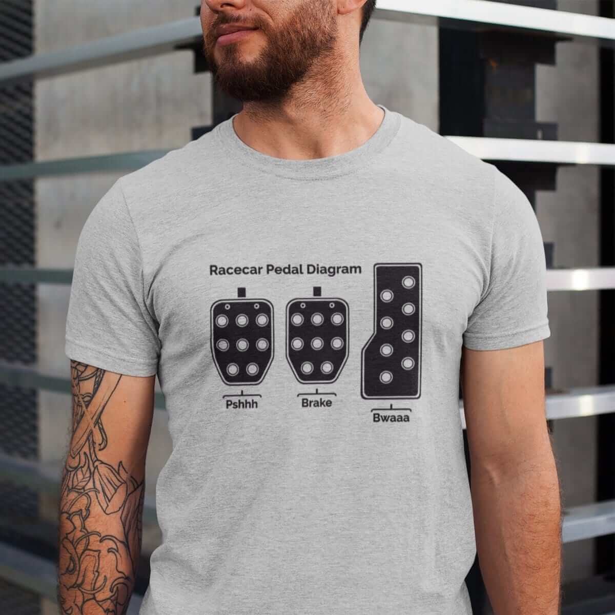 Racecar 3 Pedals T-Shirt