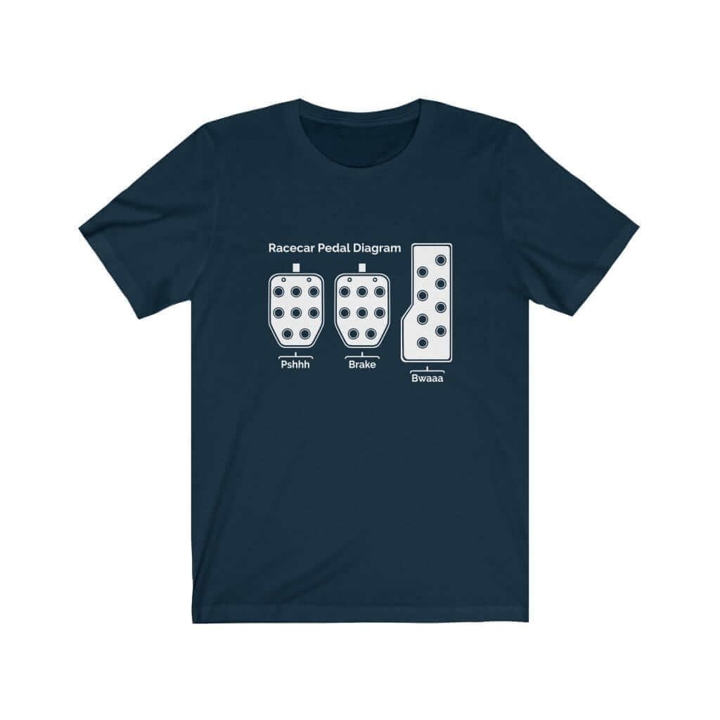 Racecar 3 Pedals T-Shirt