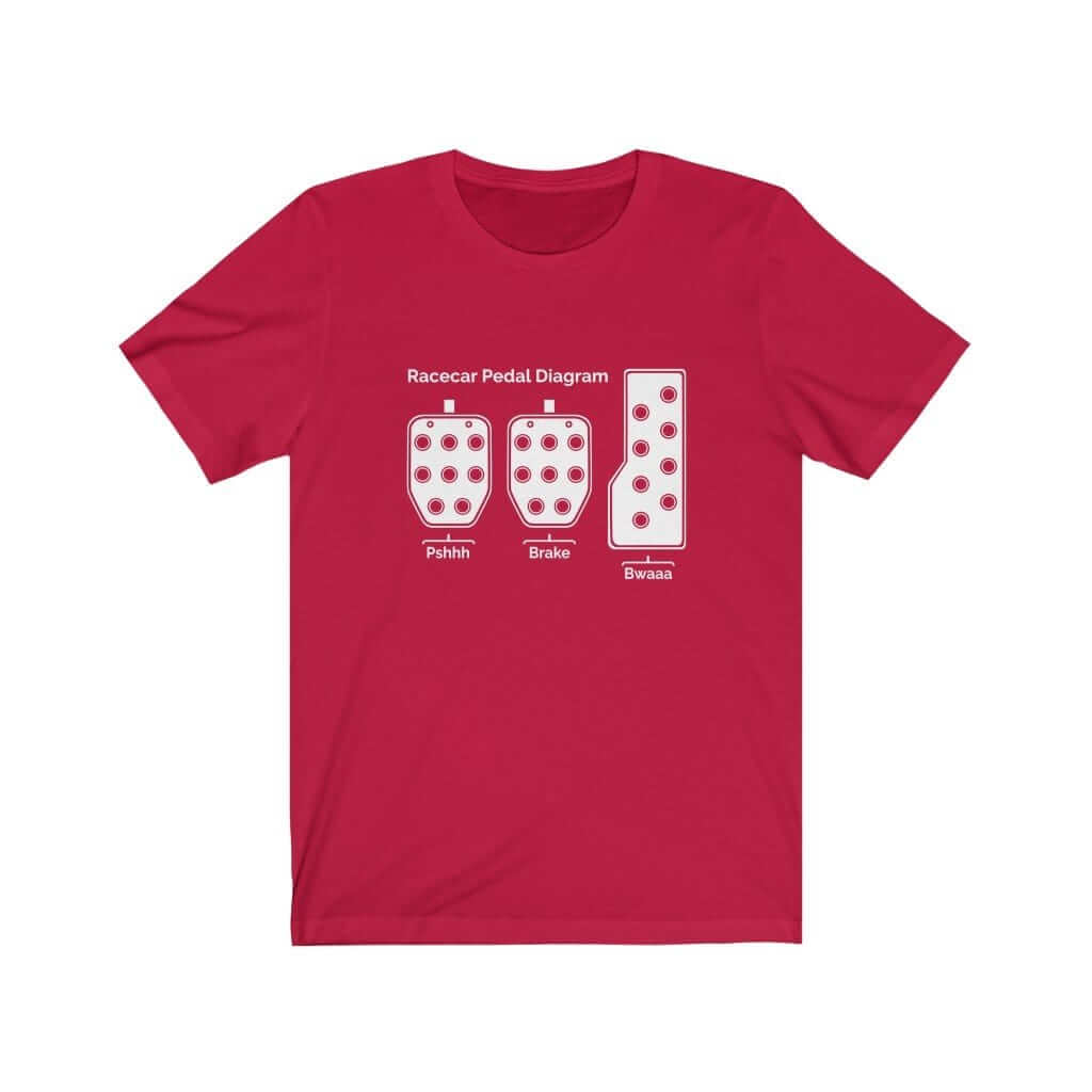 Racecar 3 Pedals T-Shirt