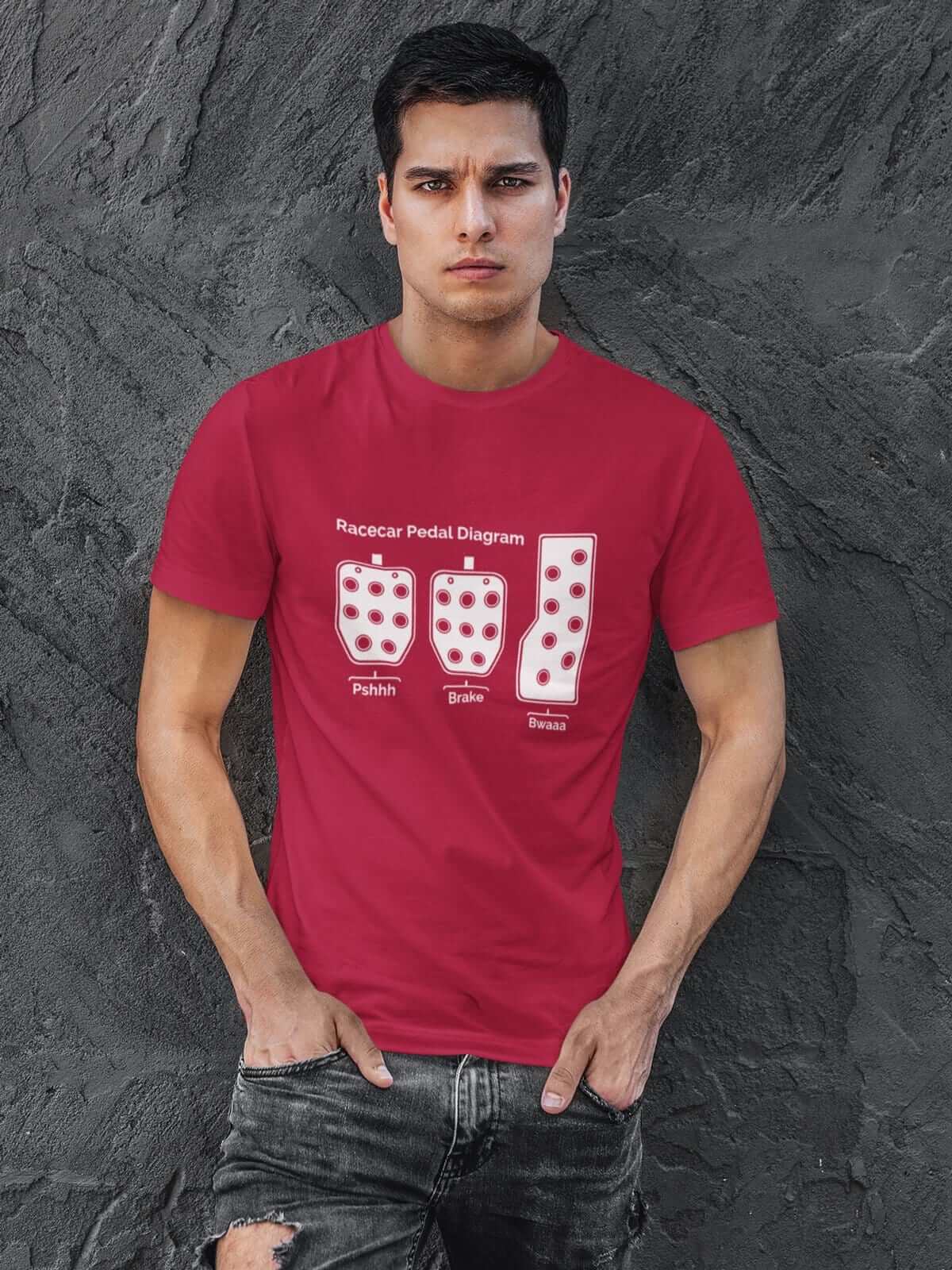 Racecar 3 Pedals T-Shirt