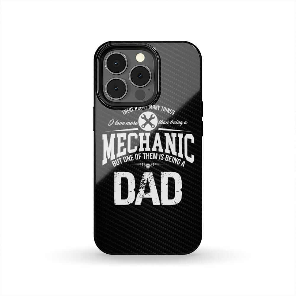 Mechanic Dad Tough Phone Case | Father's Day Car Guy Gift