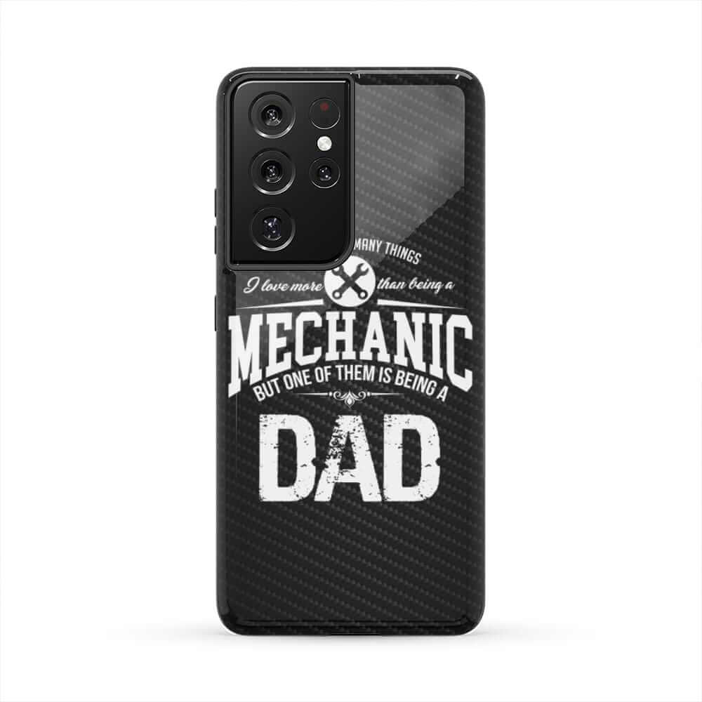 Mechanic Dad Tough Phone Case | Father's Day Car Guy Gift