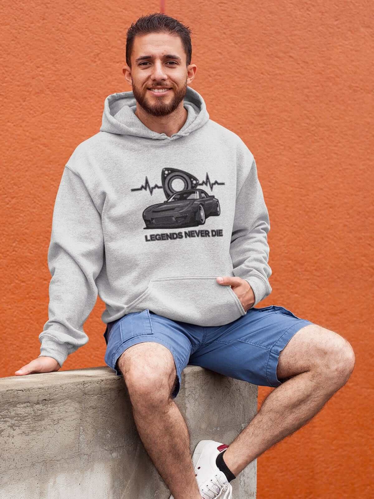 13B-REW Rotary Heartbeat FD3S JDM Car Hoodie