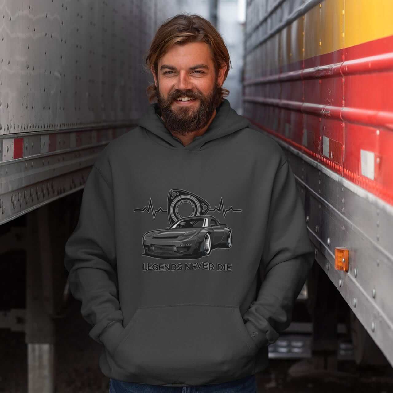 13B-REW Rotary Heartbeat FD3S JDM Car Hoodie