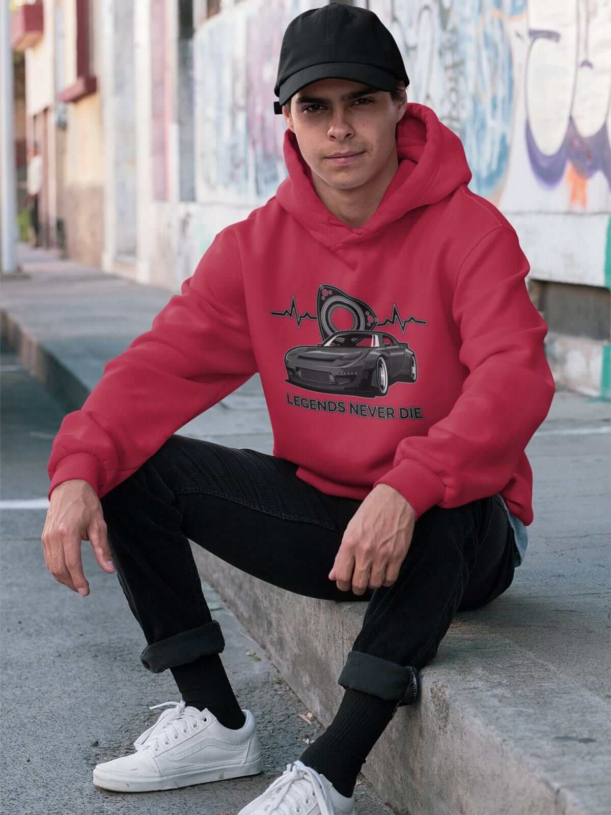13B-REW Rotary Heartbeat FD3S JDM Car Hoodie