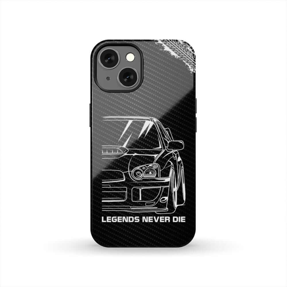 Subie WRX STI EJ20 Legends Never Die Tough Phone Case | JDM Car Gift