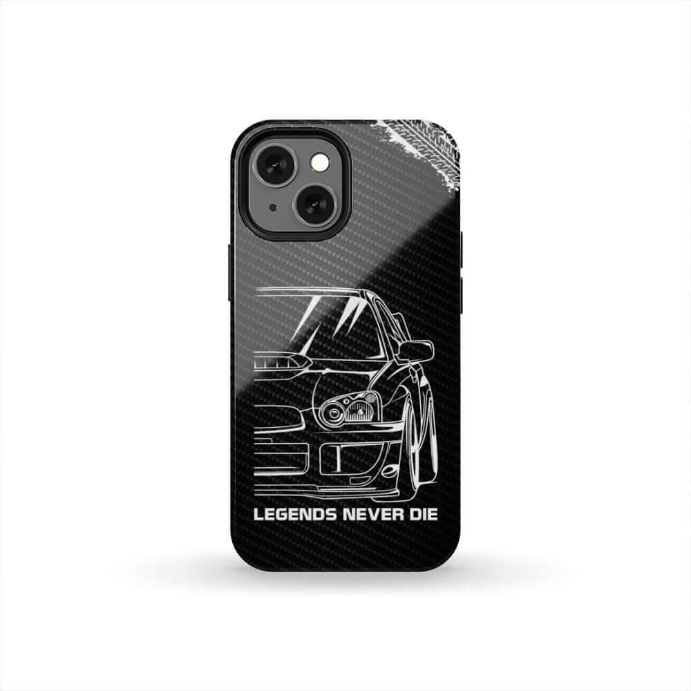 Subie WRX STI EJ20 Legends Never Die Tough Phone Case | JDM Car Gift