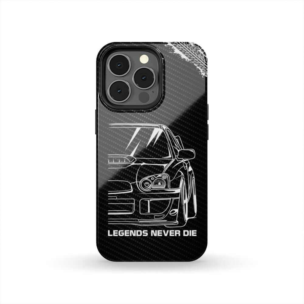 Subie WRX STI EJ20 Legends Never Die Tough Phone Case | JDM Car Gift