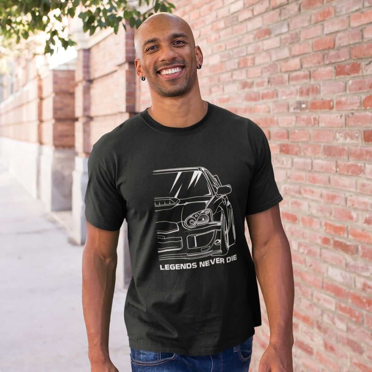 EJ25 AWD Subie Legends Never Die JDM T-Shirt