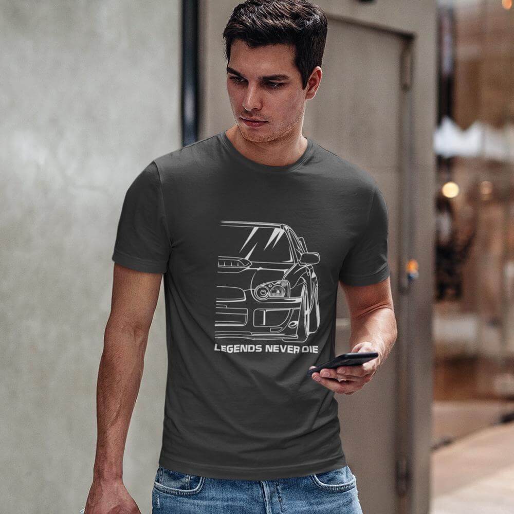 EJ25 AWD Subie Legends Never Die JDM T-Shirt