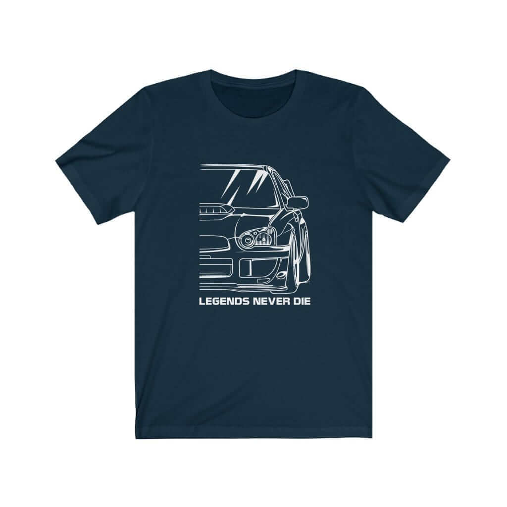 EJ25 AWD Subie Legends Never Die JDM T-Shirt