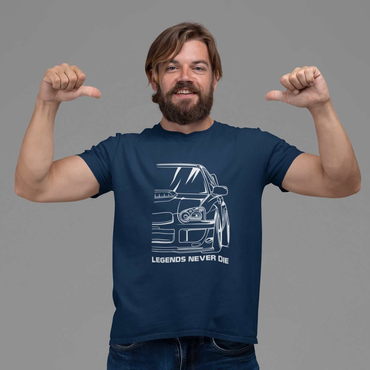 EJ25 AWD Subie Legends Never Die JDM T-Shirt