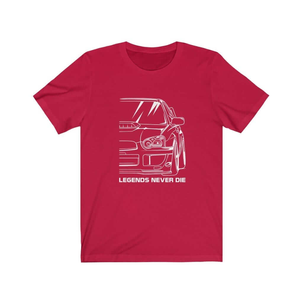 EJ25 AWD Subie Legends Never Die JDM T-Shirt