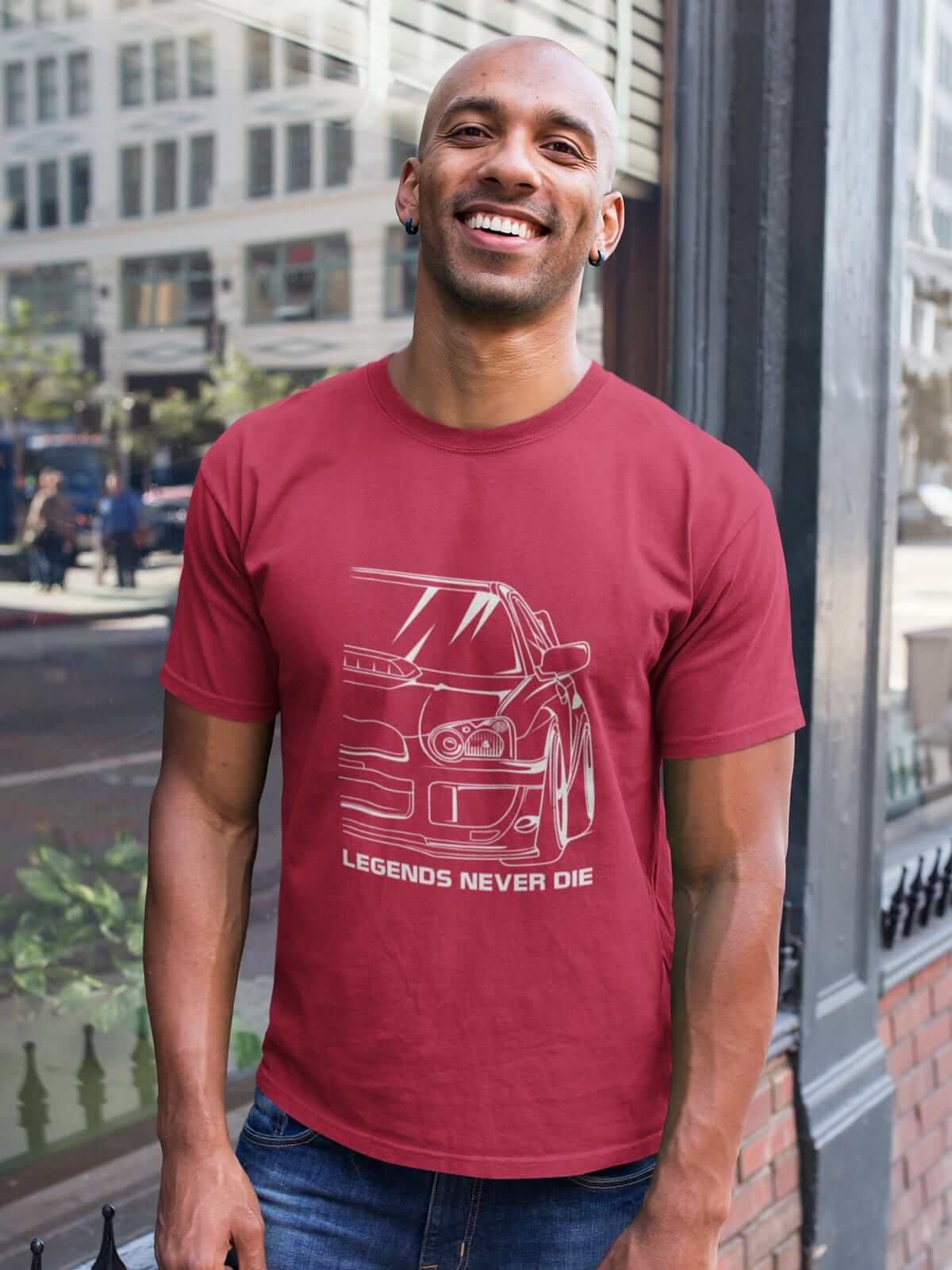 EJ25 AWD Subie Legends Never Die JDM T-Shirt