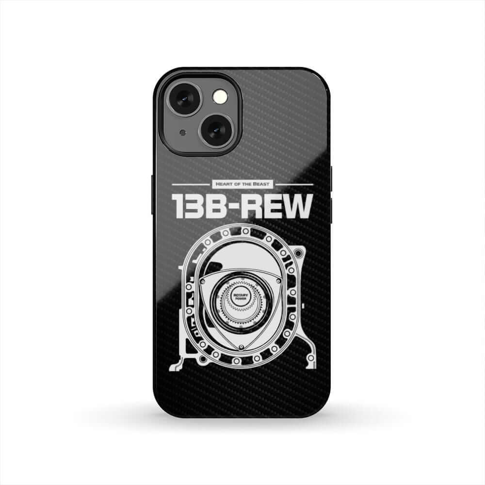 13B-REW Rotary Engine Diagram Tough Phone Case | RX7 JDM Car Gift