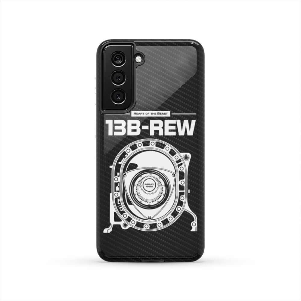 13B-REW Rotary Engine Diagram Tough Phone Case | RX7 JDM Car Gift