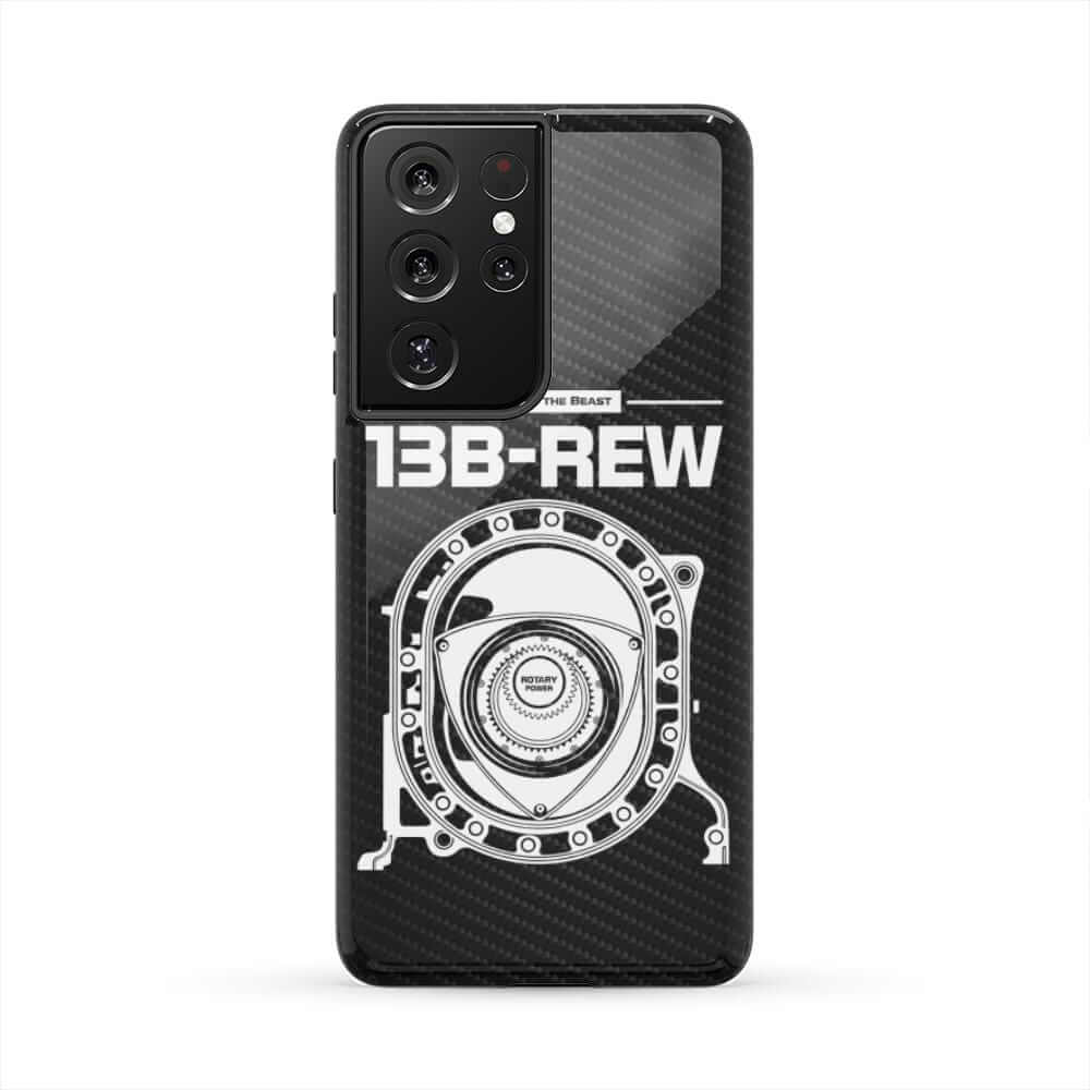13B-REW Rotary Engine Diagram Tough Phone Case | RX7 JDM Car Gift
