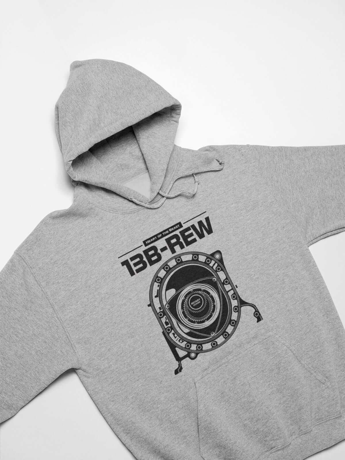 13B-REW Rotary Wankel Engine FD3S JDM Car Hoodie