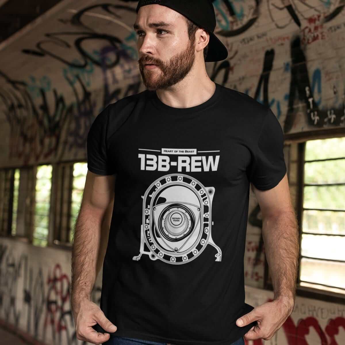 13B-REW Rotary Wankel Engine JDM T-Shirt