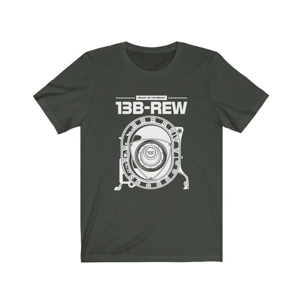 13B-REW Rotary Wankel Engine JDM T-Shirt