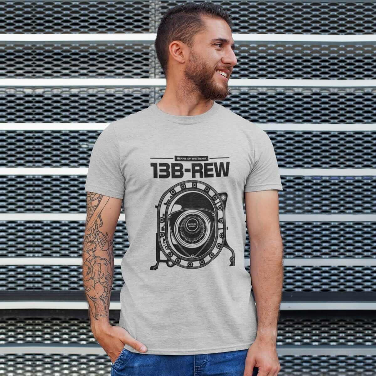 13B-REW Rotary Wankel Engine JDM T-Shirt