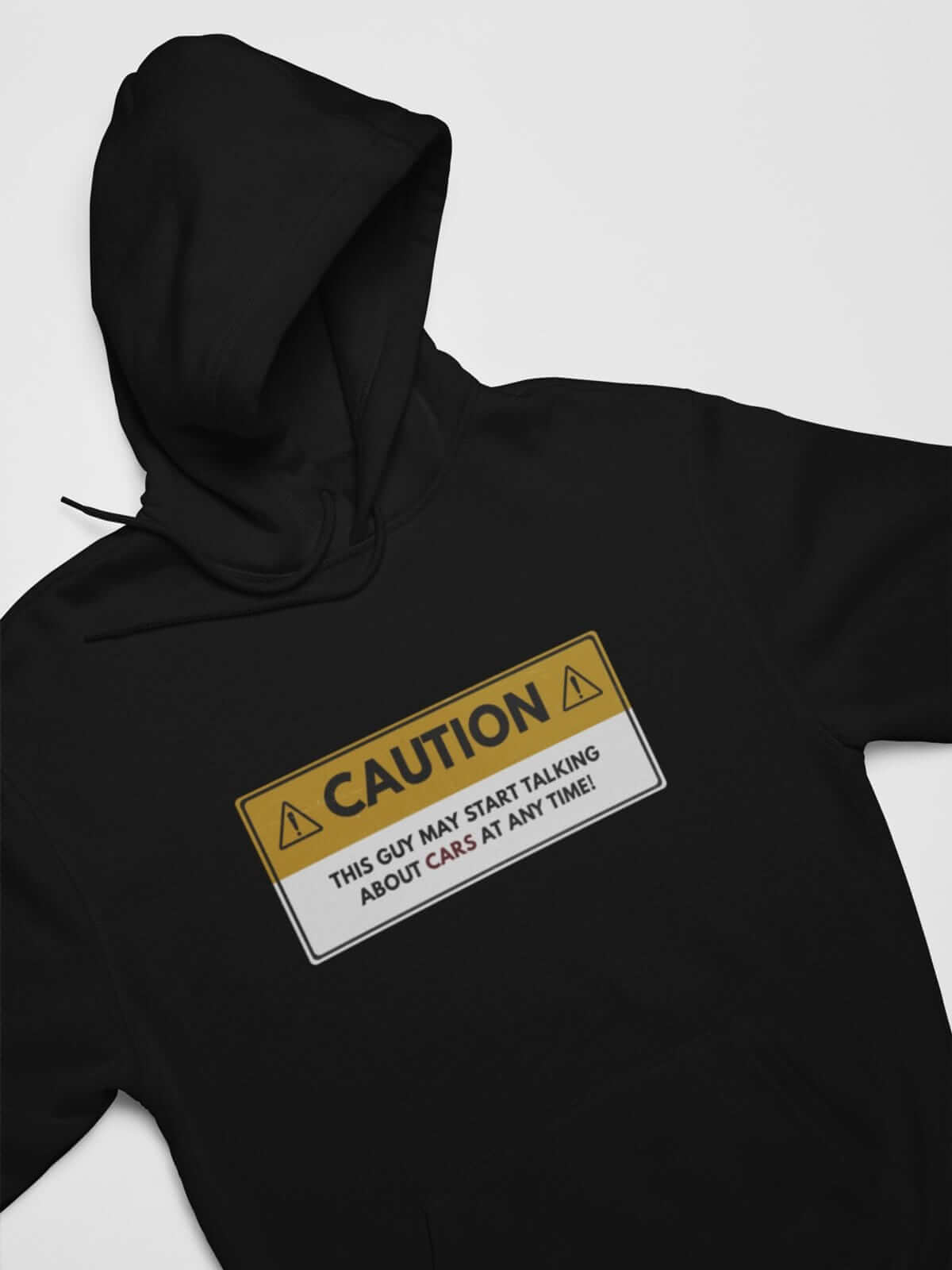 Caution May Start Talking About Cars Funny Hoodie