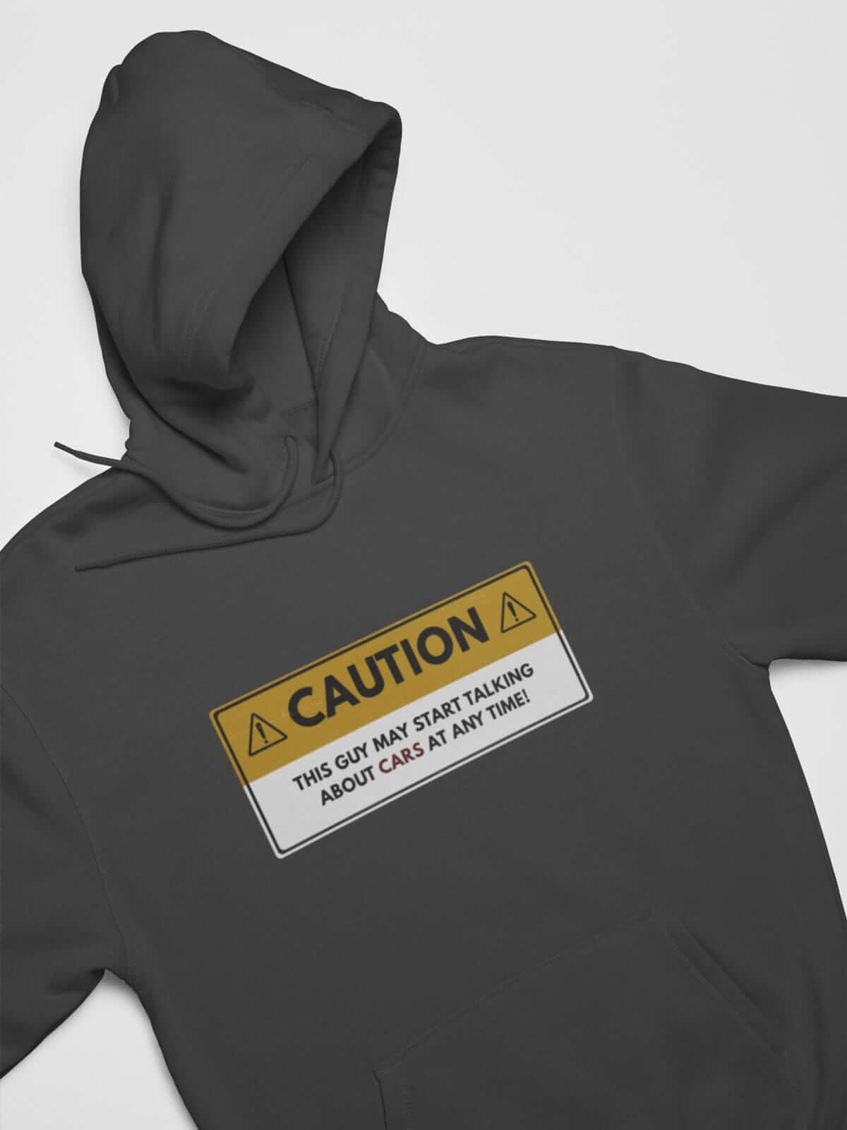 Caution May Start Talking About Cars Funny Hoodie