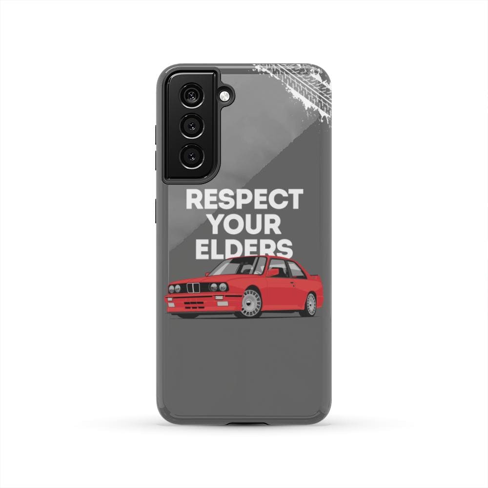 E30 M3 Respect Your Elders Tough Phone Case | Classic Car Guy Gift