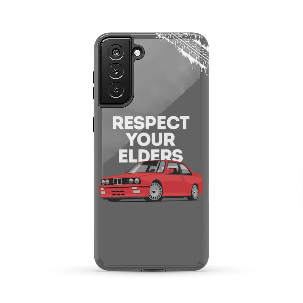 E30 M3 Respect Your Elders Tough Phone Case | Classic Car Guy Gift
