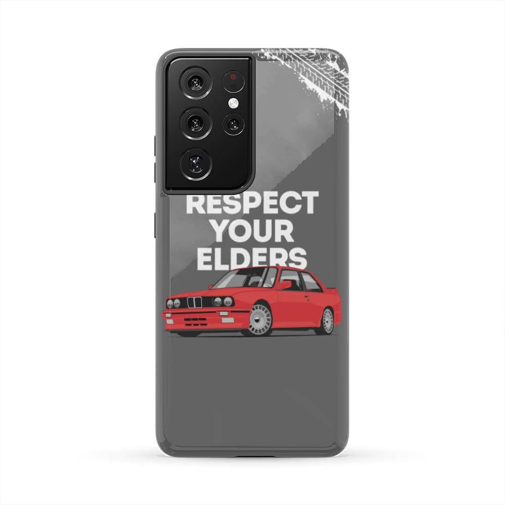 E30 M3 Respect Your Elders Tough Phone Case | Classic Car Guy Gift