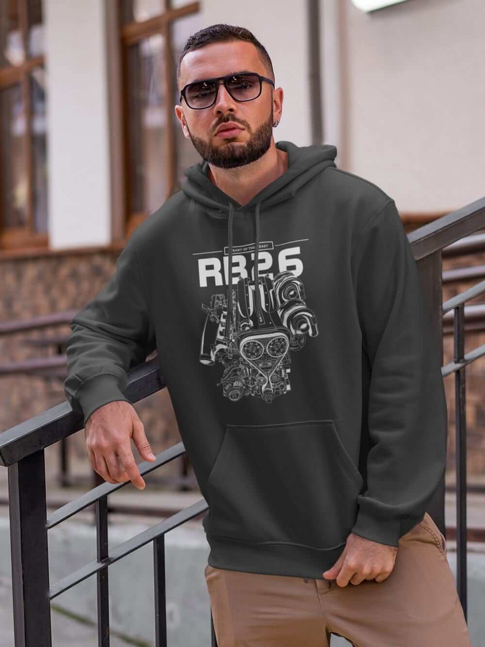 RB26DETT Heart of the Beast JDM Engine Car Hoodie