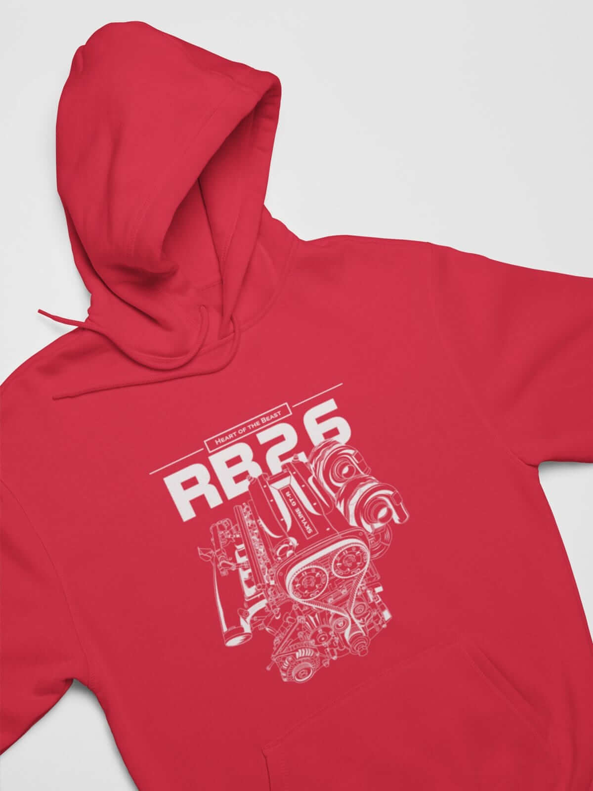 RB26DETT Heart of the Beast JDM Engine Car Hoodie