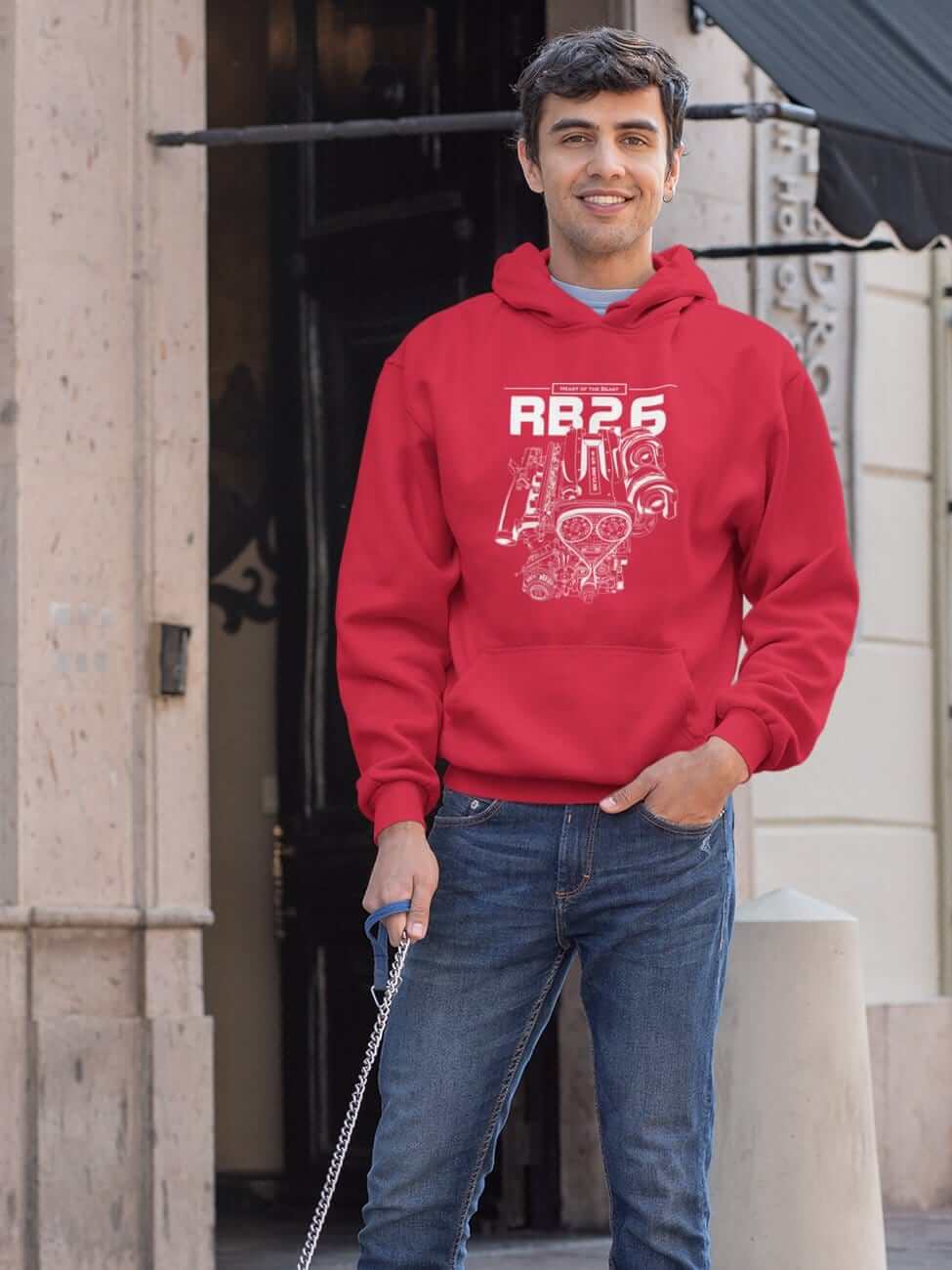RB26DETT Heart of the Beast JDM Engine Car Hoodie