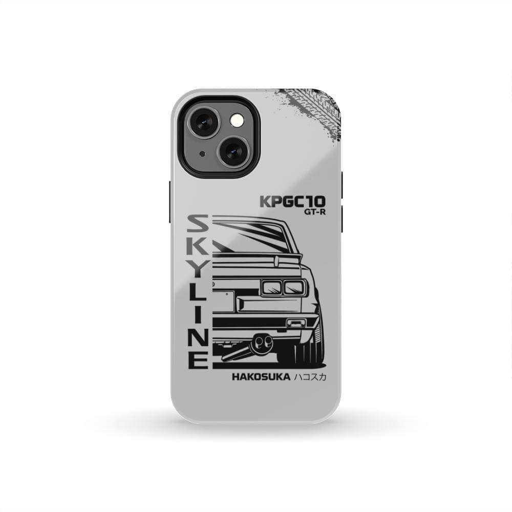 Classic Japanese Car KPGC10 Hakosuka Tough Phone Case | JDM Gift
