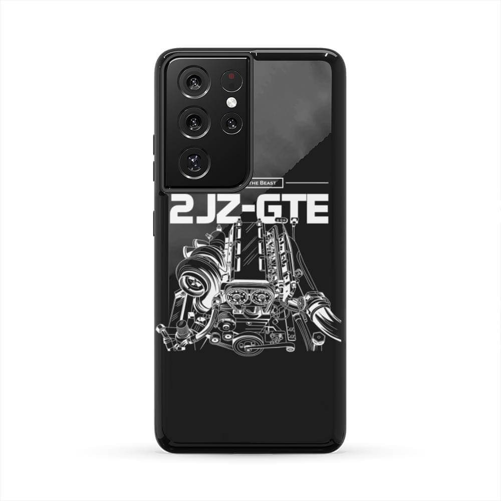 2JZ-GTE Engine Tough Car Phone Case | MKIV Supra JDM Gift