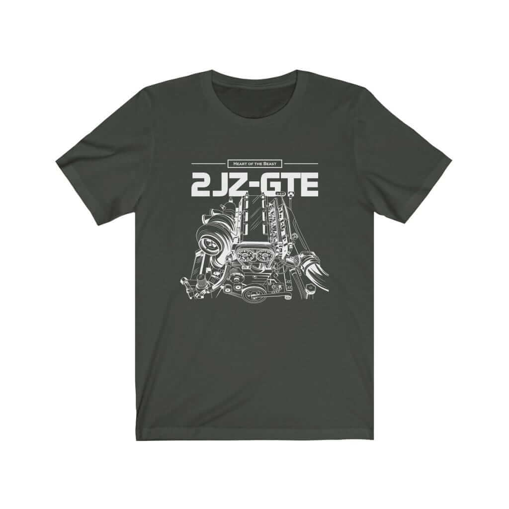 2JZ Engine Car T-Shirt