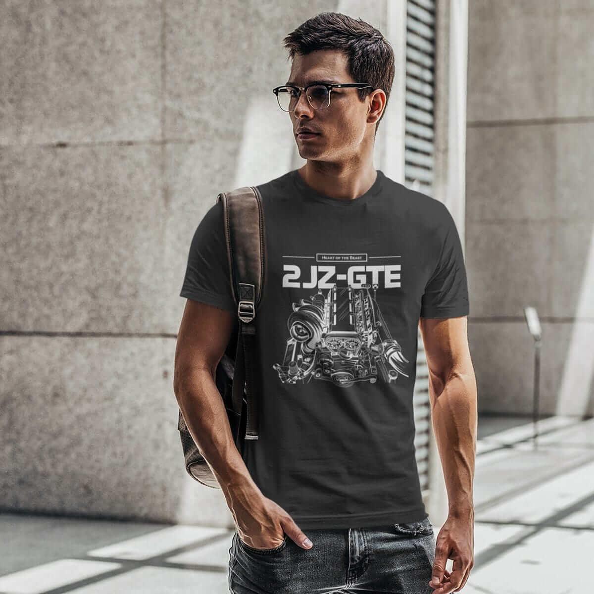 2JZ Engine Car T-Shirt